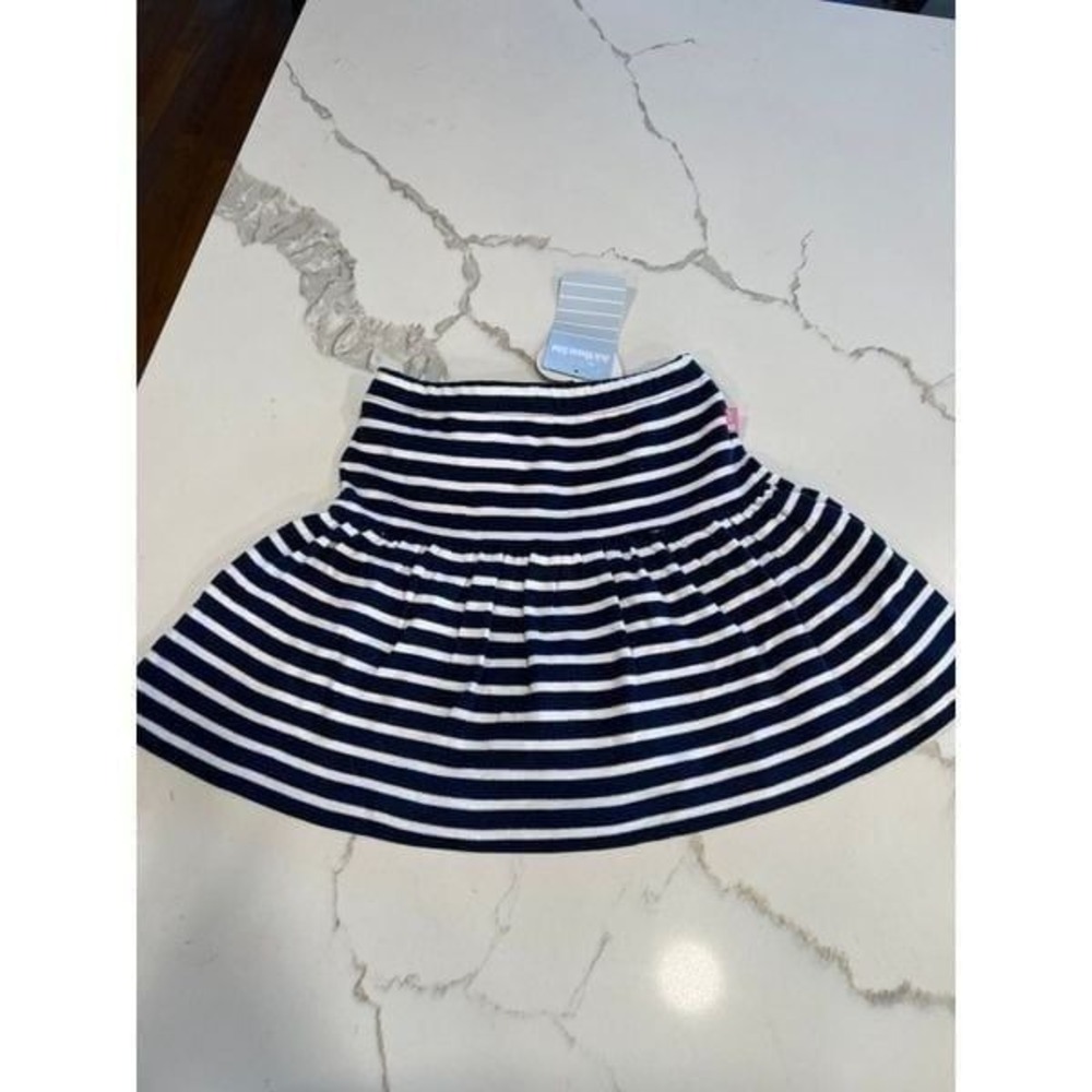 JoJo Maman Bebe blue stripe‎ skirt girl 2-3 new